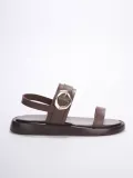 Kadın Acı Kahve 2cm Topuk Boyu Yazlık Rahat Sandalet TR27MY05C