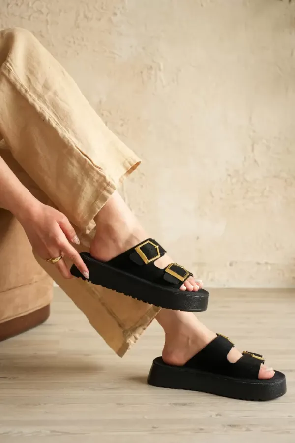 Kadın Siyah Günlük Terlik TR19MY02A