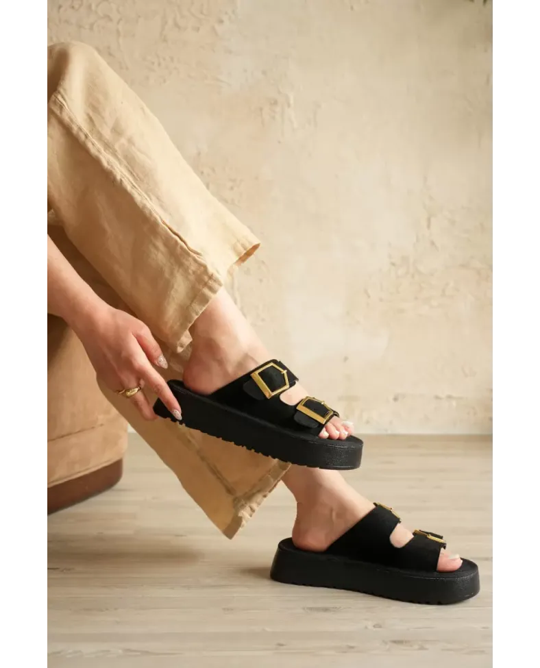 Kadın Siyah Günlük Terlik TR19MY02A