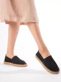 Kadın Siyah Triko Jüt Sargı El Yapımı Espadril TR44MY01A
