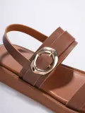 Kadın Taba 2cm Topuk Boyu Yazlık Rahat Sandalet TR27MY05B