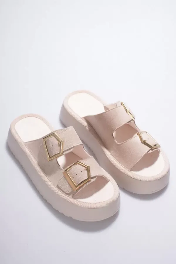 Kadın Bej Günlük Terlik TR19MY02B