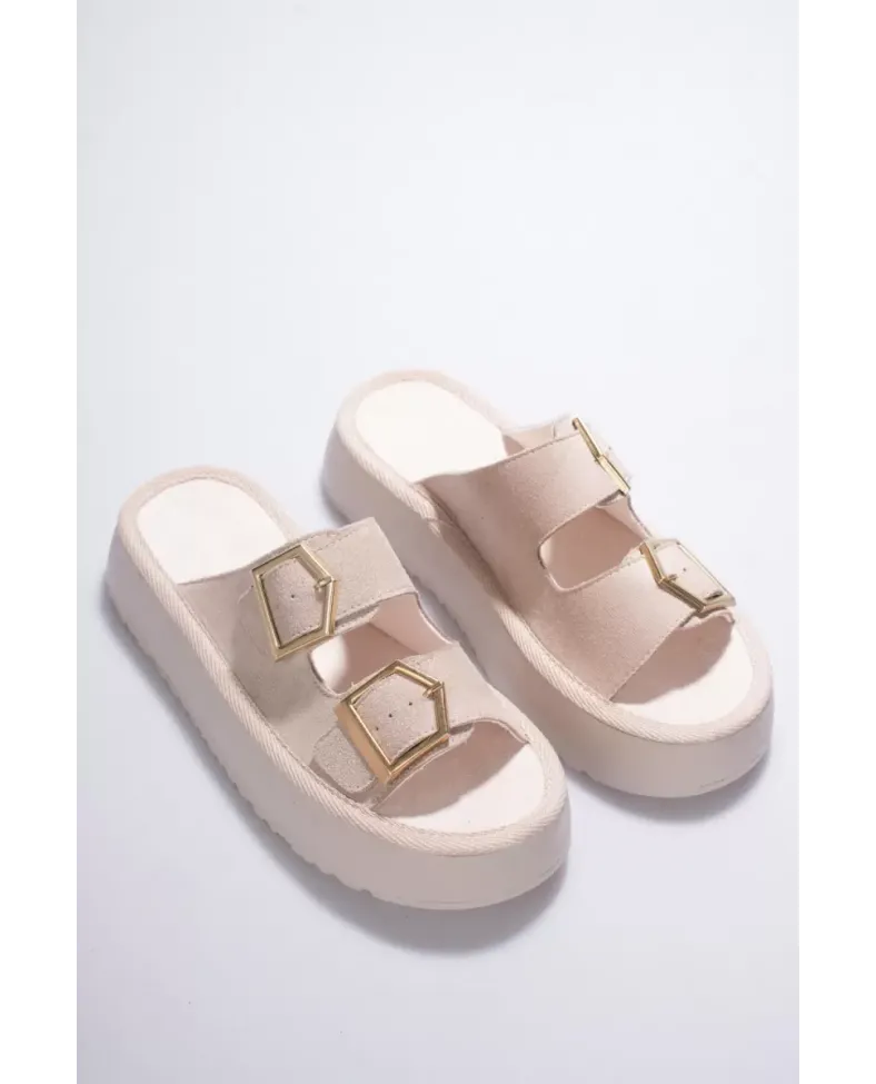 Kadın Bej Günlük Terlik TR19MY02B