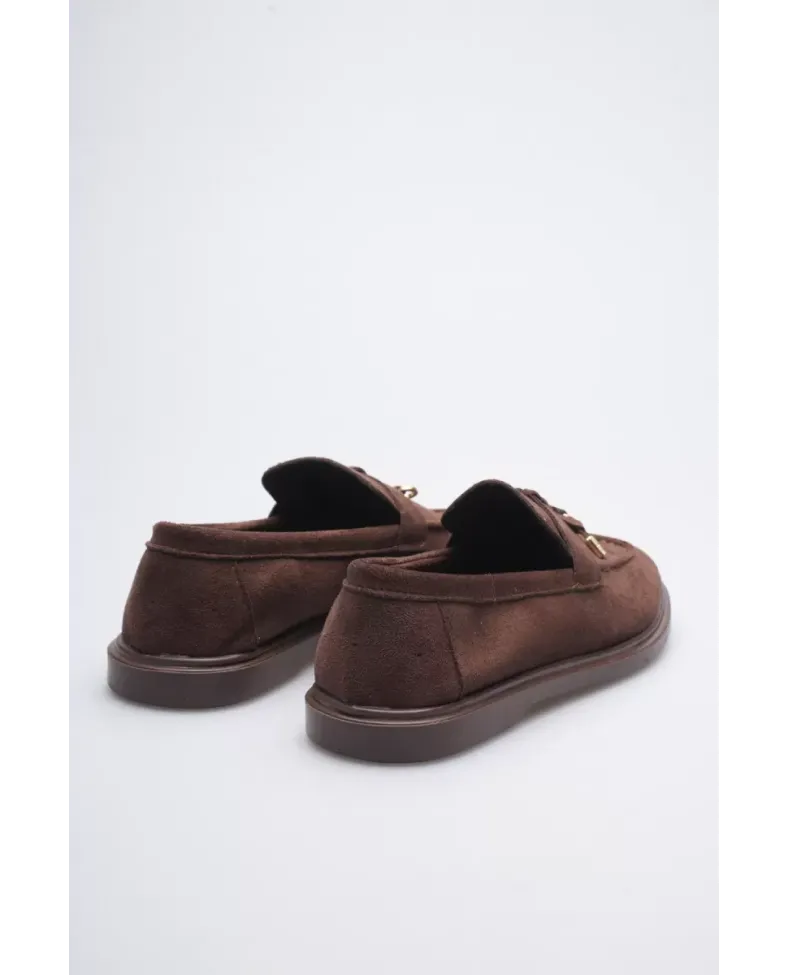 Kadın Acı Kahve Günlük Süet Ayakkabı TR27MS10D