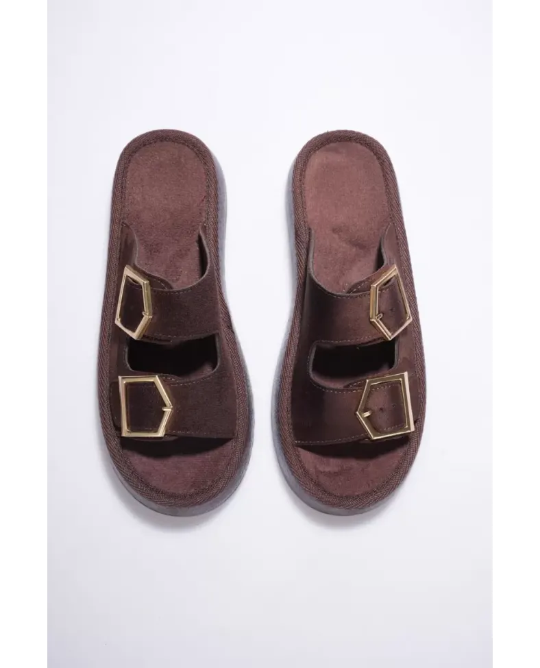 Kadın Kahverengi Günlük Terlik TR19MY02C