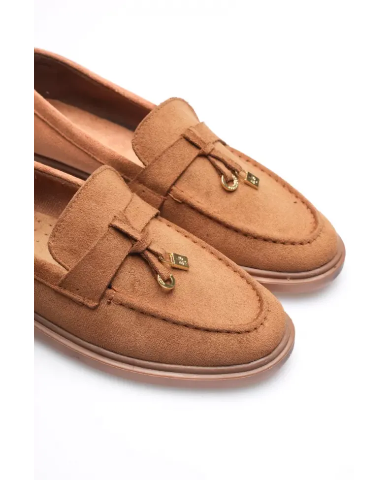 Kadın Taba Günlük Süet Ayakkabı TR27MS10C