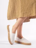 Kadın Beyaz Triko Jüt Sargı El Yapımı Espadril TR44MY01B