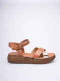 Taba Altın Detaylı Hakiki Deri Sandalet TR31MY58F