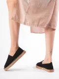 Kadın Siyah Triko Jüt Sargı El Yapımı Espadril TR44MY01A