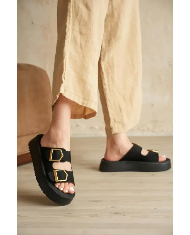 Kadın Siyah Günlük Terlik TR19MY02A