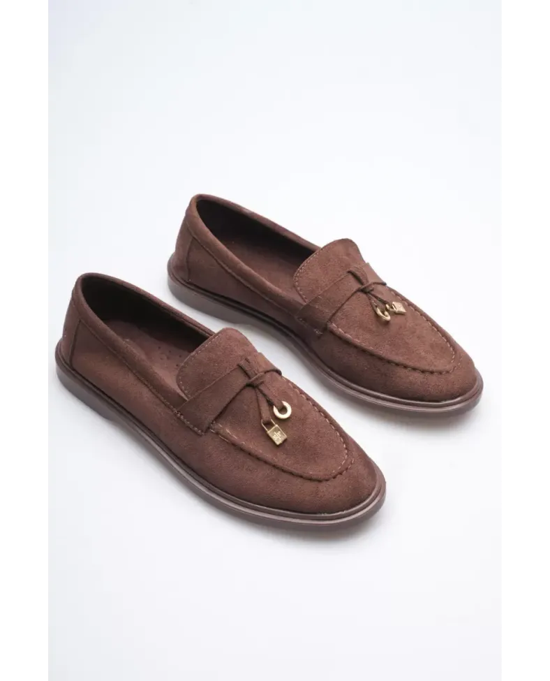 Kadın Acı Kahve Günlük Süet Ayakkabı TR27MS10D