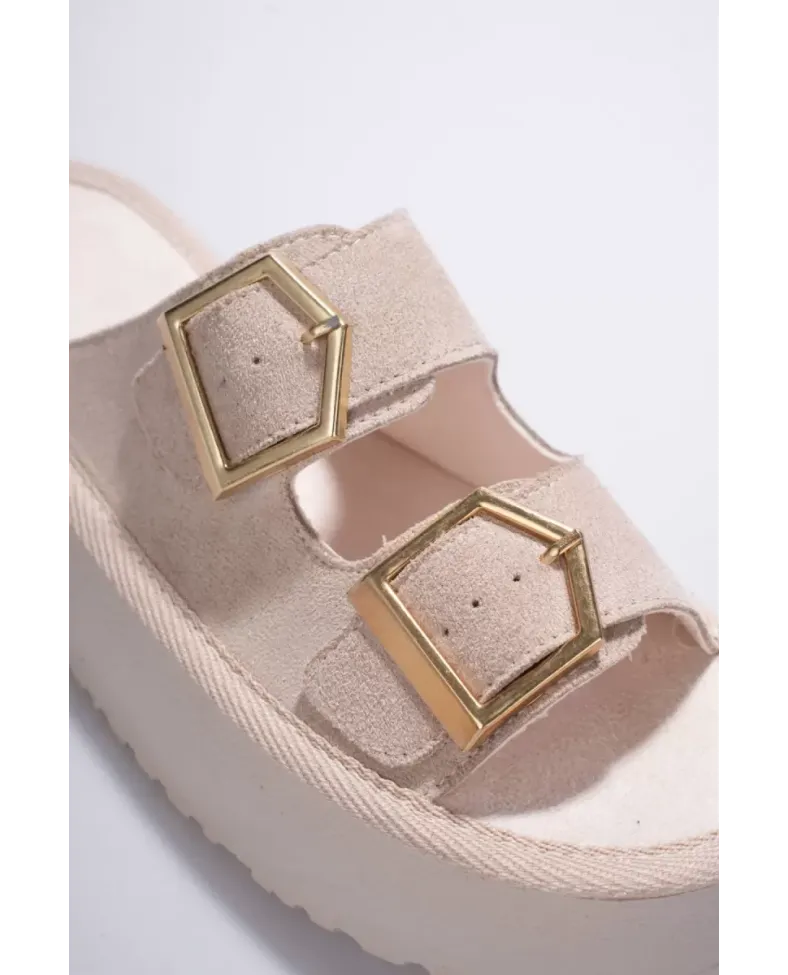 Kadın Bej Günlük Terlik TR19MY02B