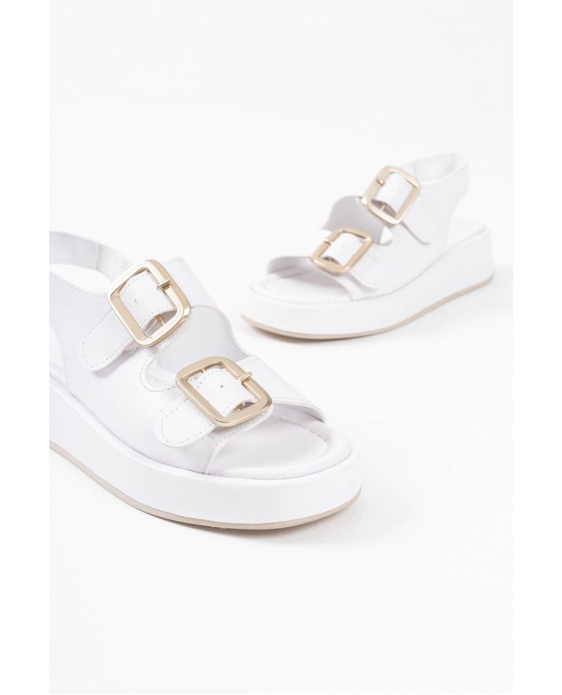 Beyaz Cilt Kadın Sandalet TR17MY02B