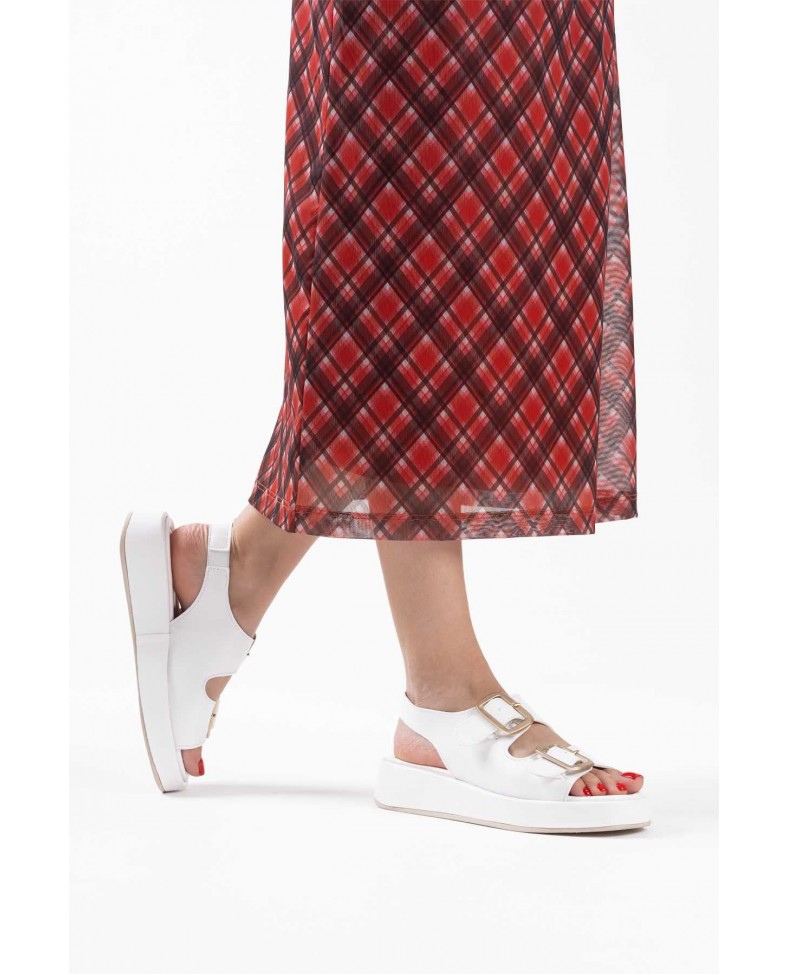 Beyaz Cilt Kadın Sandalet TR17MY02B