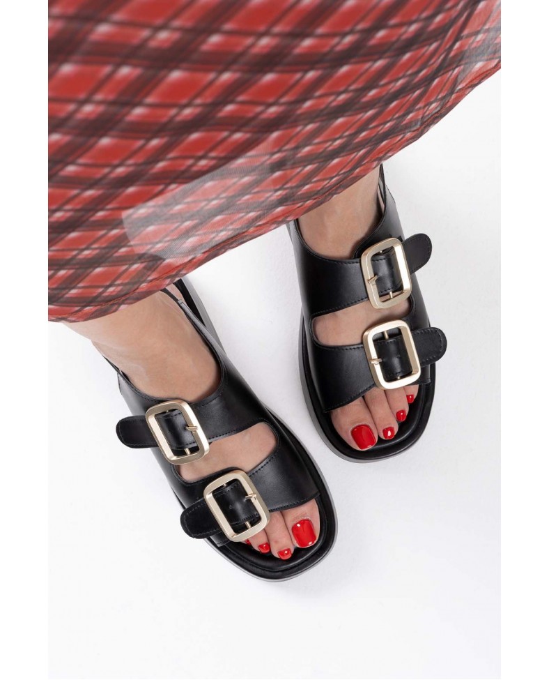 Siyah Cilt Kadın Sandalet TR17MY02A