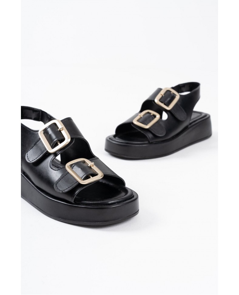 Siyah Cilt Kadın Sandalet TR17MY02A