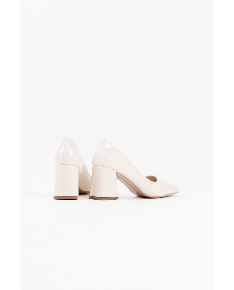 Bej Rugan Kadın Topuklu Ayakkabı TR08MS16E