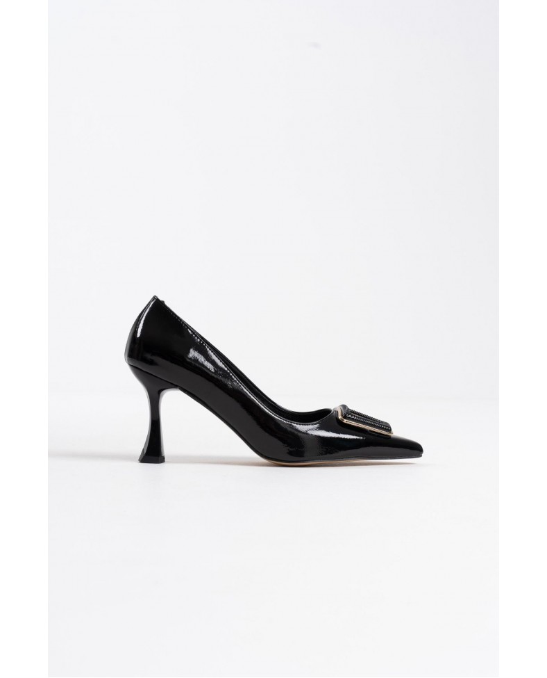 Kadın Siyah Rugan Ayakkabı TR08MS09A