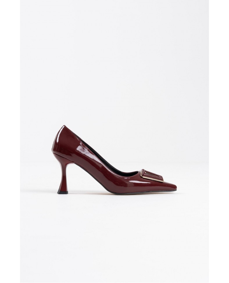 Kadın Bordo Rugan Ayakkabı TR08MS09C