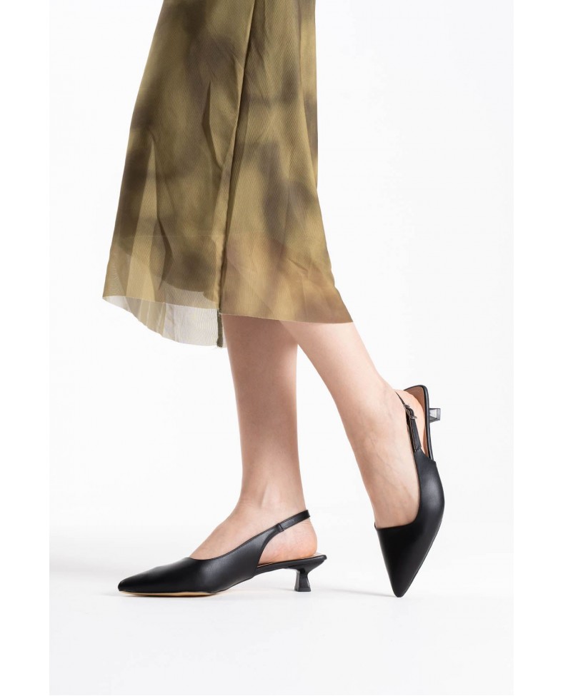 Siyah Cilt Kadın Ayakkabı TR16MS03A