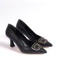 Kadın Siyah Topuklu Ayakkabı TR12MS07A