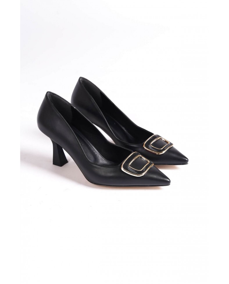 Kadın Siyah Topuklu Ayakkabı TR12MS07A