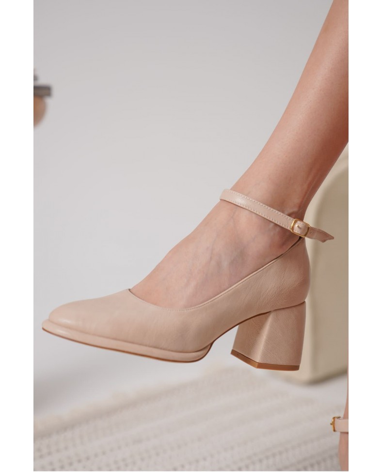 Kadın Mat Nude Topuklu Ayakkabı TR18MS06B