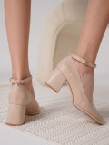 Kadın Mat Nude Topuklu Ayakkabı TR18MS06B
