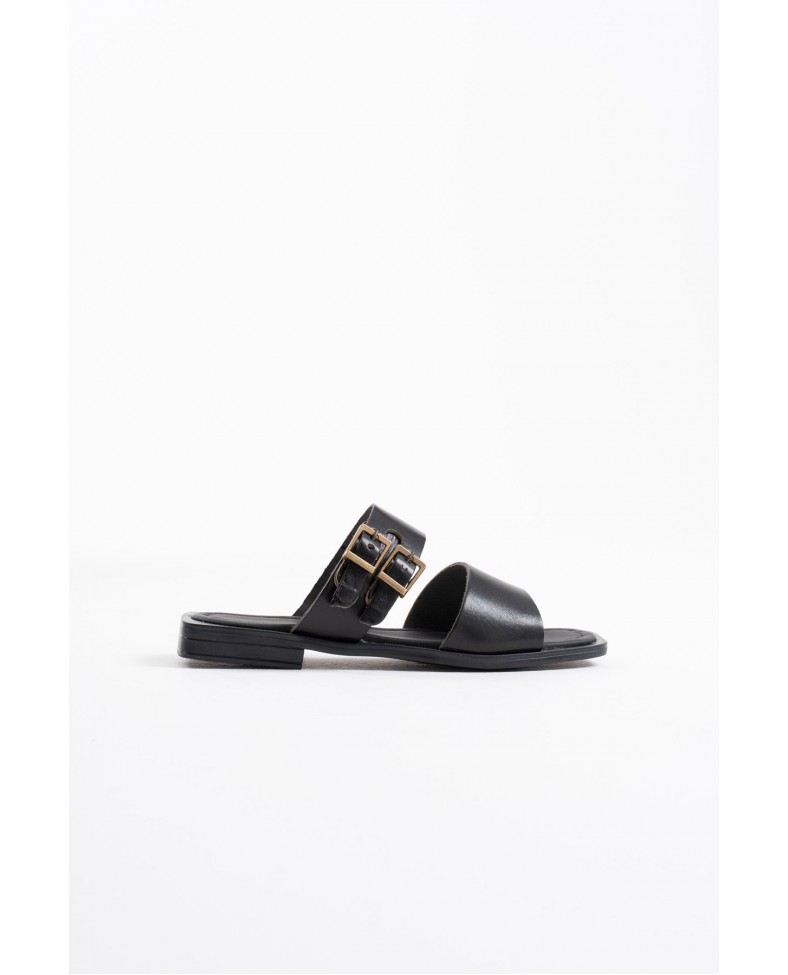 Siyah Hakiki Deri Terlik TR31MY33A