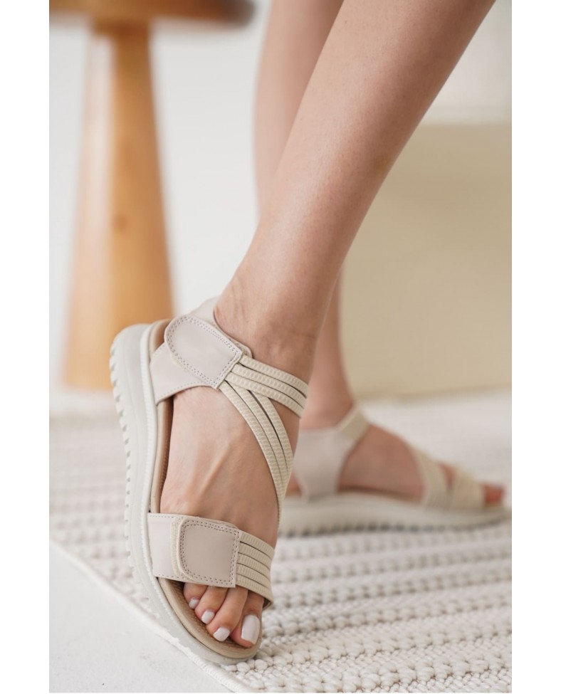 Bej Kadın Sandalet TR35MY01C