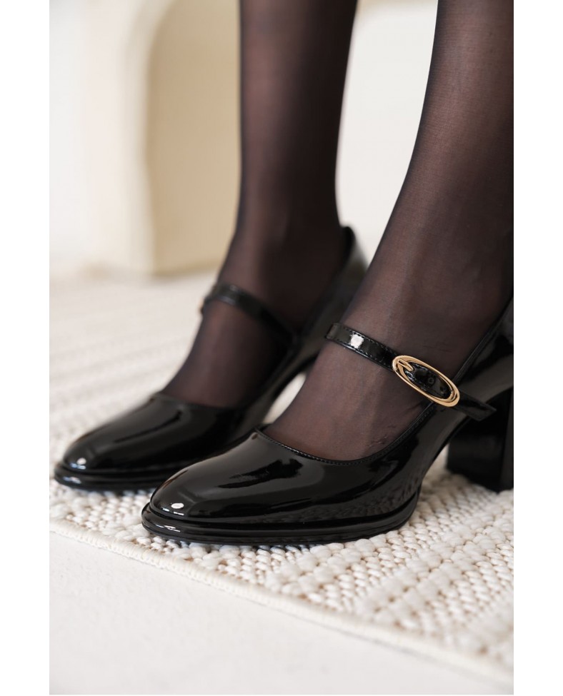 Siyah Kadın Topuklu Ayakkabı TR18MS12A