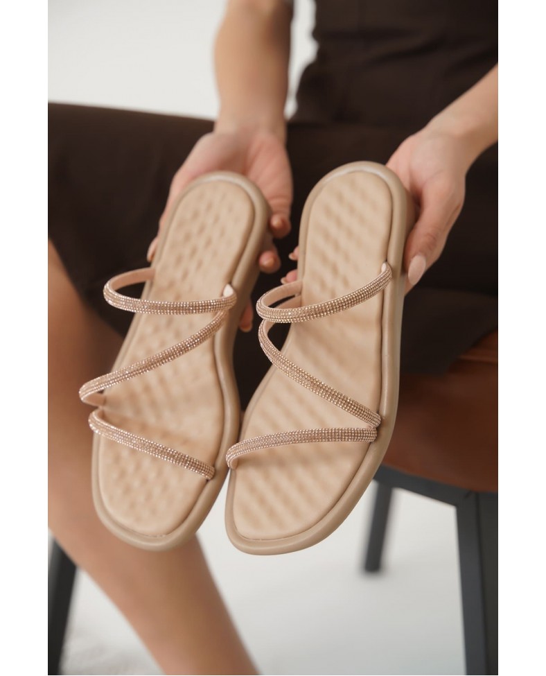 Nude Kadın Taşlı Terlik TR28MY03C