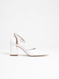 Beyaz Cilt Kadın Topuklu Ayakkabı TR08MS11E