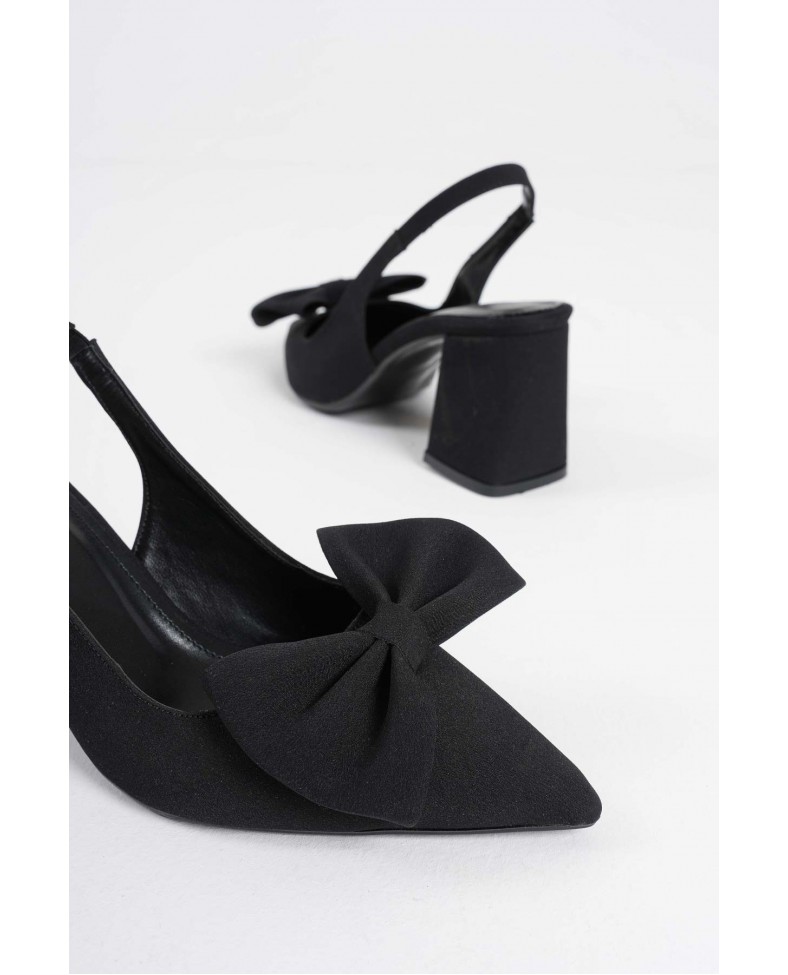 Siyah Kadın Topuklu Ayakkabı TR08MS15A