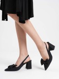 Siyah Kadın Topuklu Ayakkabı TR08MS15A