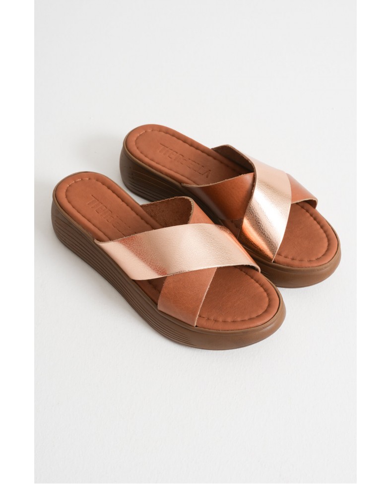 Günlük Taba Hakiki Deri Terlik TR31MY53G