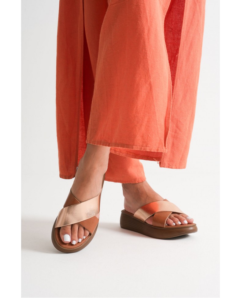 Günlük Taba Hakiki Deri Terlik TR31MY53G