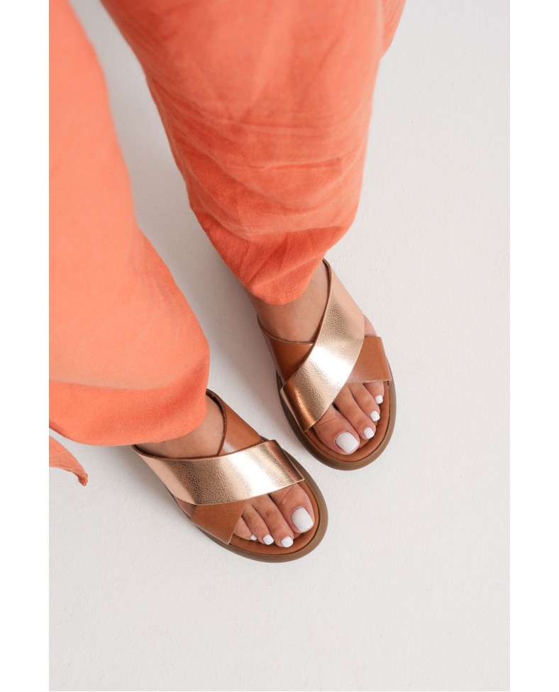 Günlük Taba Hakiki Deri Terlik TR31MY53G