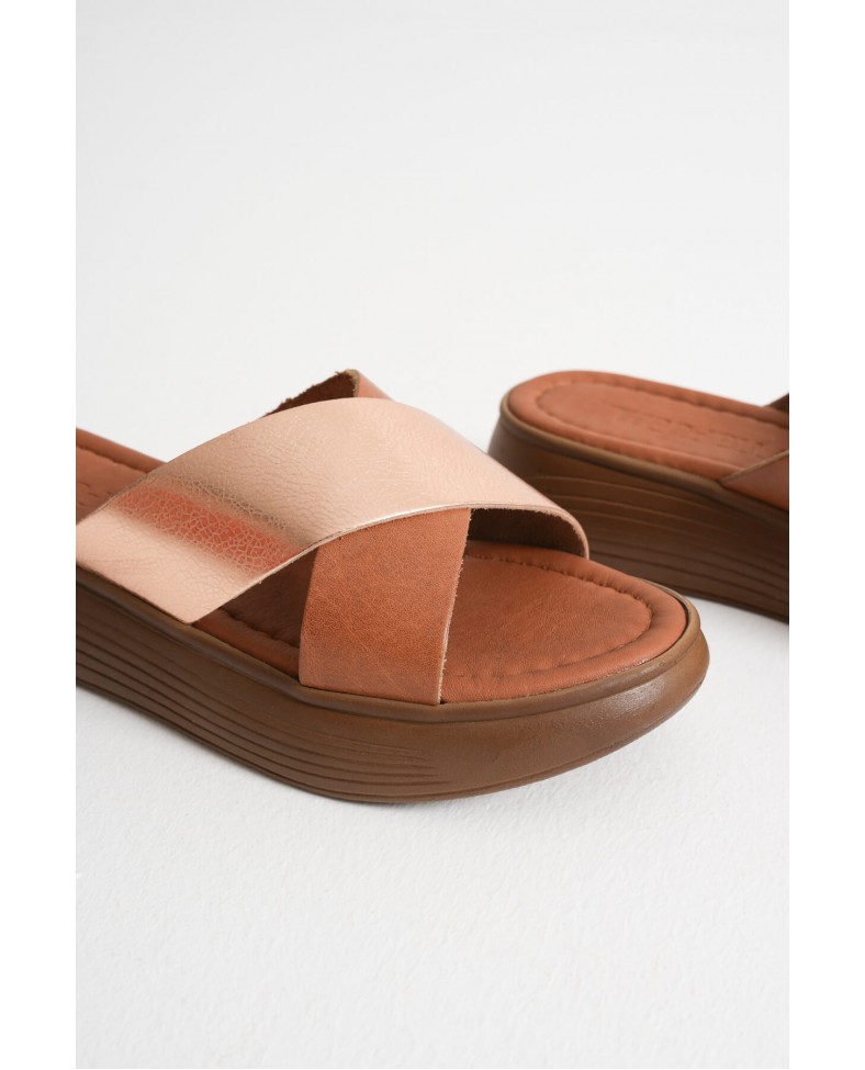 Günlük Taba Hakiki Deri Terlik TR31MY53G