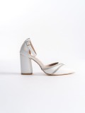 Kadın Beyaz Topuklu Ayakkabı TR08MS32B