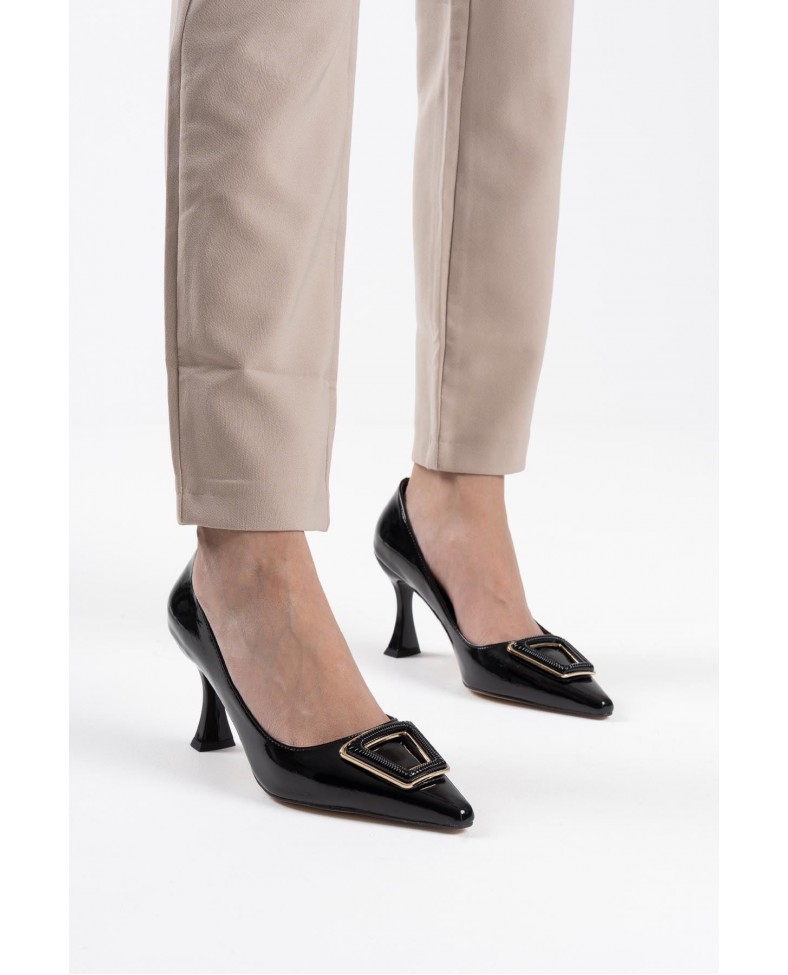 Kadın Siyah Rugan Ayakkabı TR08MS09A