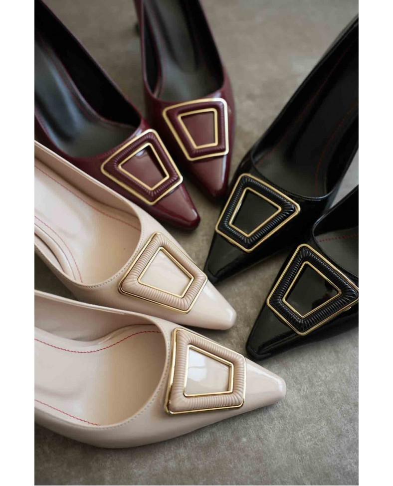 Kadın Siyah Rugan Ayakkabı TR08MS09A