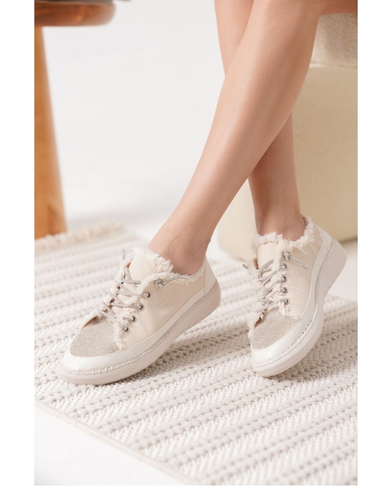 Bej Kadın Günlük Ayakkabı TR19MS01B