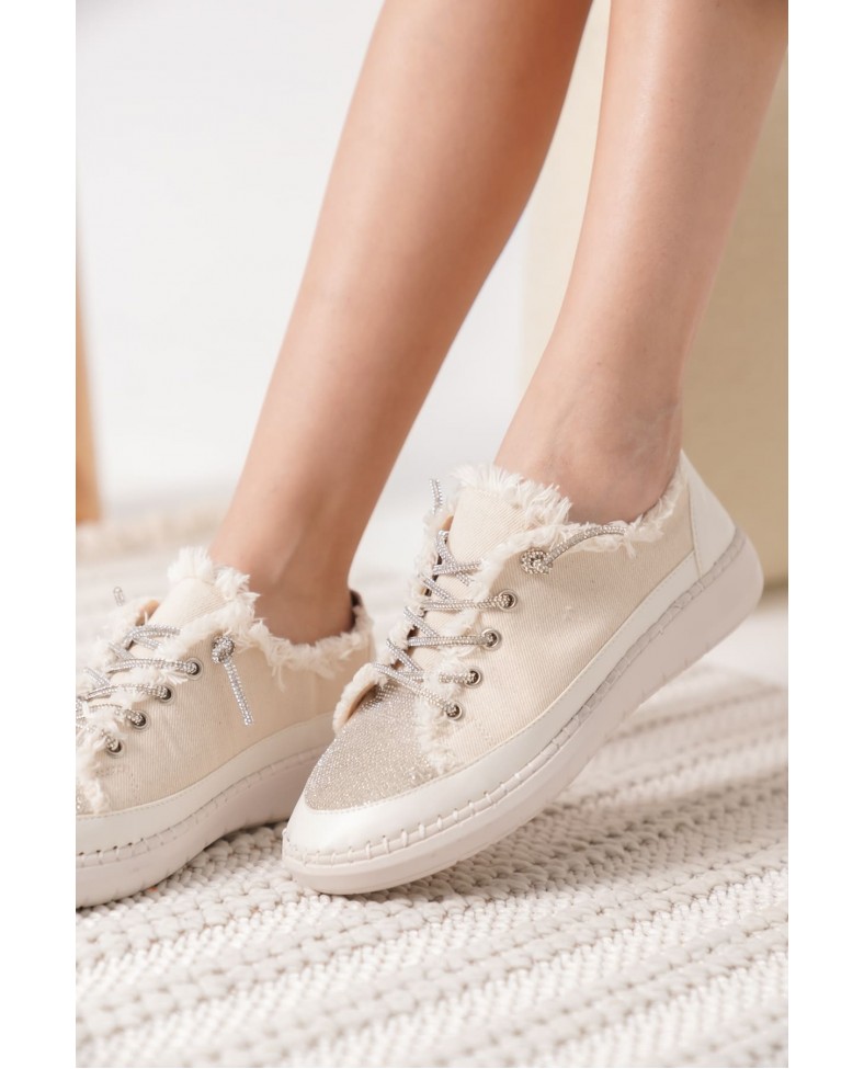 Bej Kadın Günlük Ayakkabı TR19MS01B