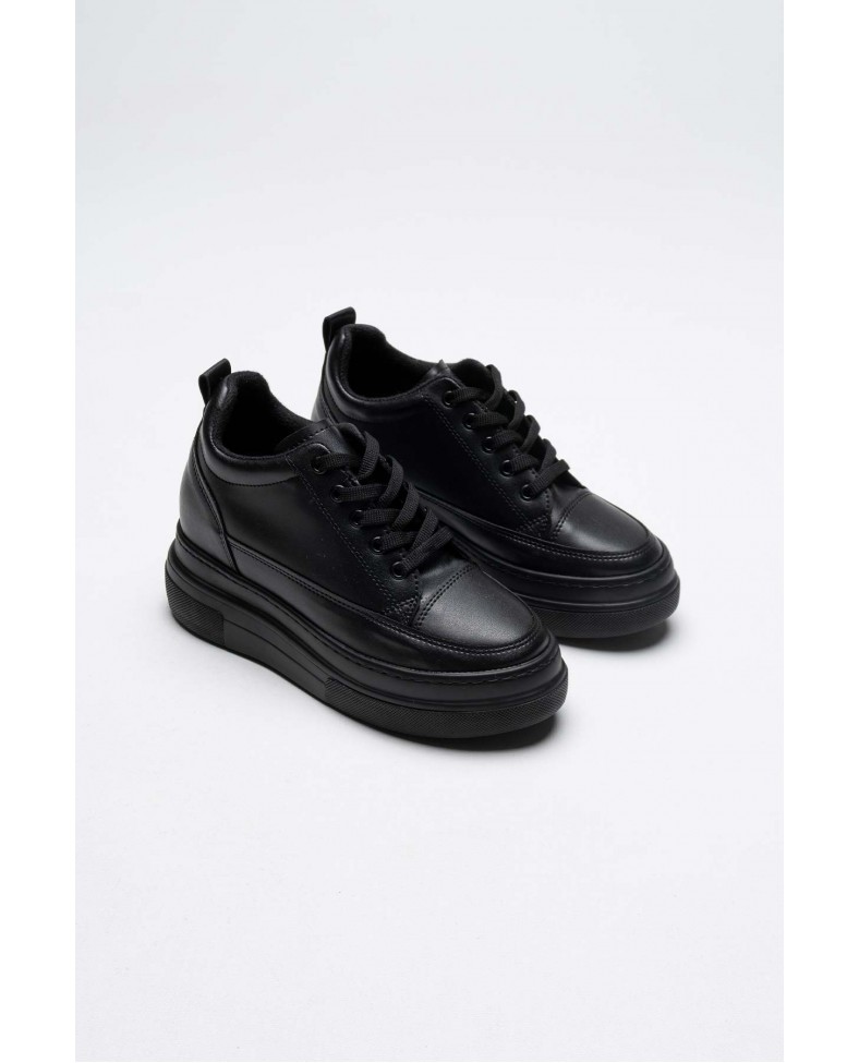 Kadın Gizli Topuk Siyah Spor Ayakkabı Somersan Giyim | Kadın, Erkek ve Çocuk Moda