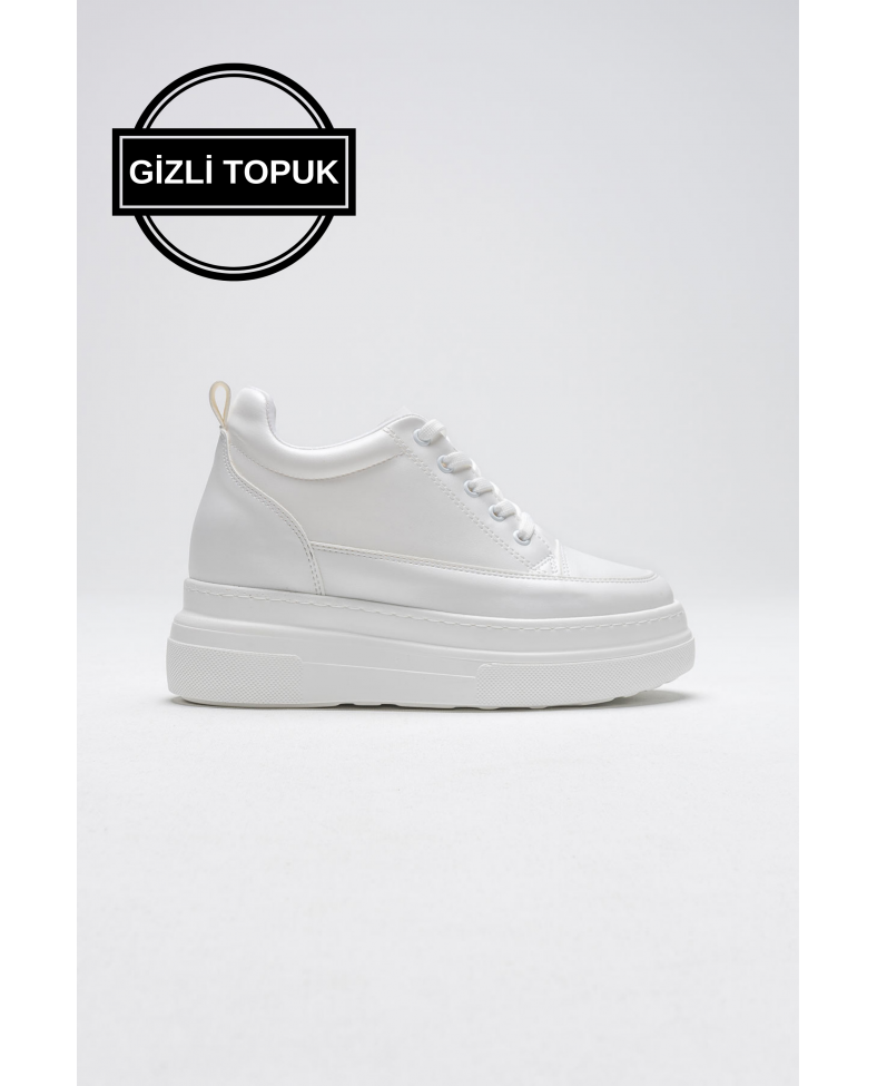 Kadın Gizli Topuk Beyaz Spor Ayakkabı Somersan Giyim | Kadın, Erkek ve Çocuk Moda