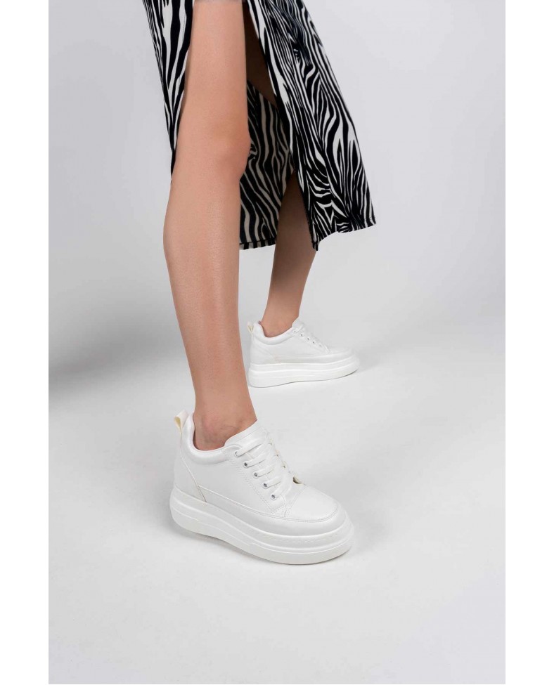 Kadın Gizli Topuk Beyaz Spor Ayakkabı Somersan Giyim | Kadın, Erkek ve Çocuk Moda