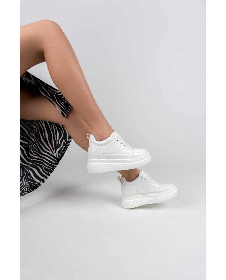 Kadın Gizli Topuk Beyaz Spor Ayakkabı Somersan Giyim | Kadın, Erkek ve Çocuk Moda