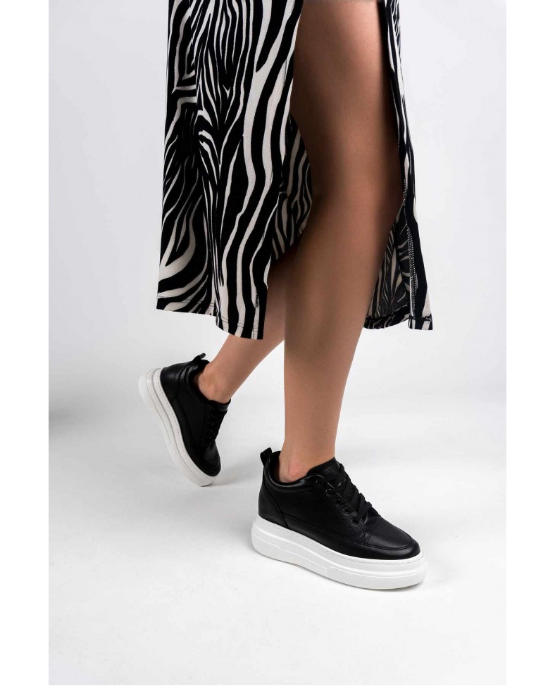 Kadın Gizli Topuk Siyah BT Spor Ayakkabı Somersan Giyim | Kadın, Erkek ve Çocuk Moda