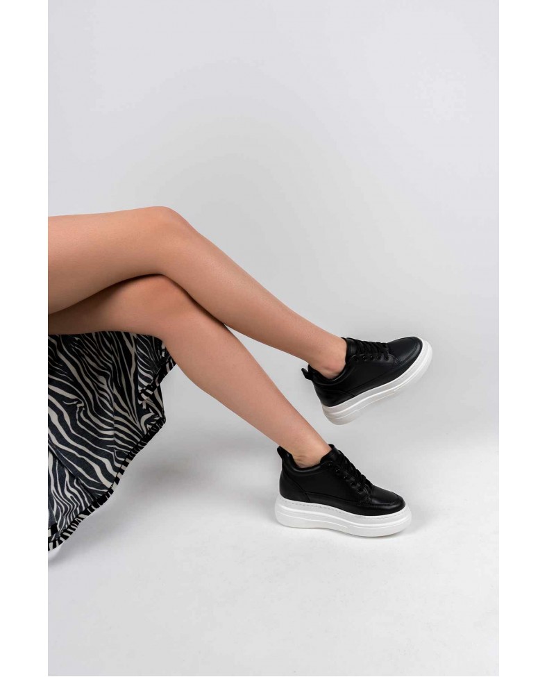 Kadın Gizli Topuk Siyah BT Spor Ayakkabı Somersan Giyim | Kadın, Erkek ve Çocuk Moda